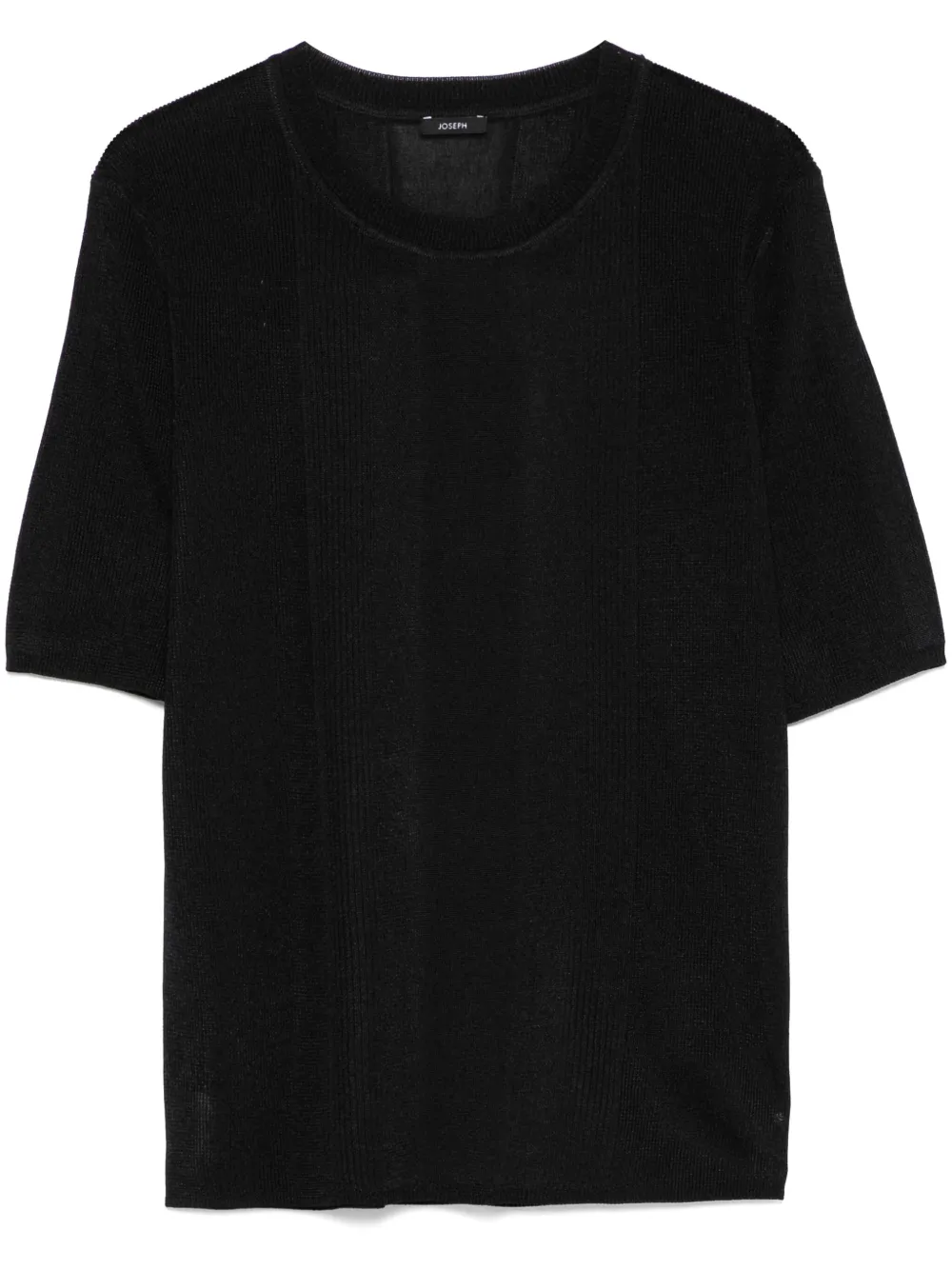 Joseph Ribbed-knit T-shirt In Blue