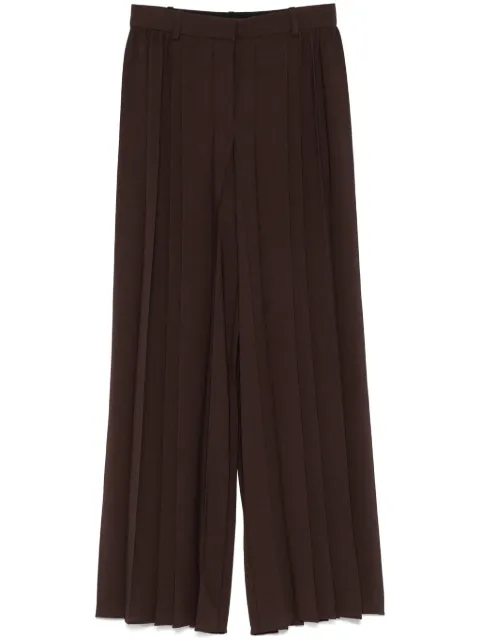 JOSEPH Tibre pleated wide-leg trousers 