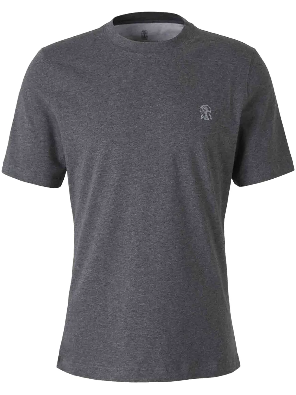 Brunello Cucinelli playera con logo estampado | gris | Image 1