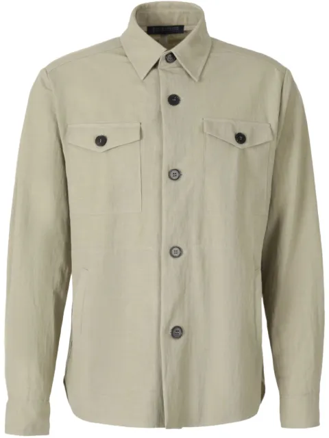 Harris Wharf London button-up overshirt