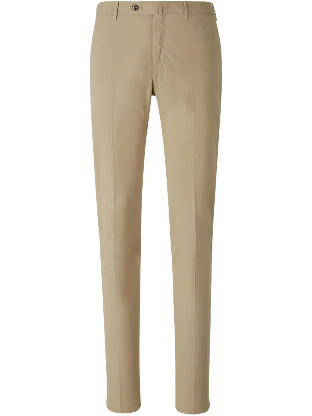 Pt Torino Tailored Slim-fit Trousers In Neutrals