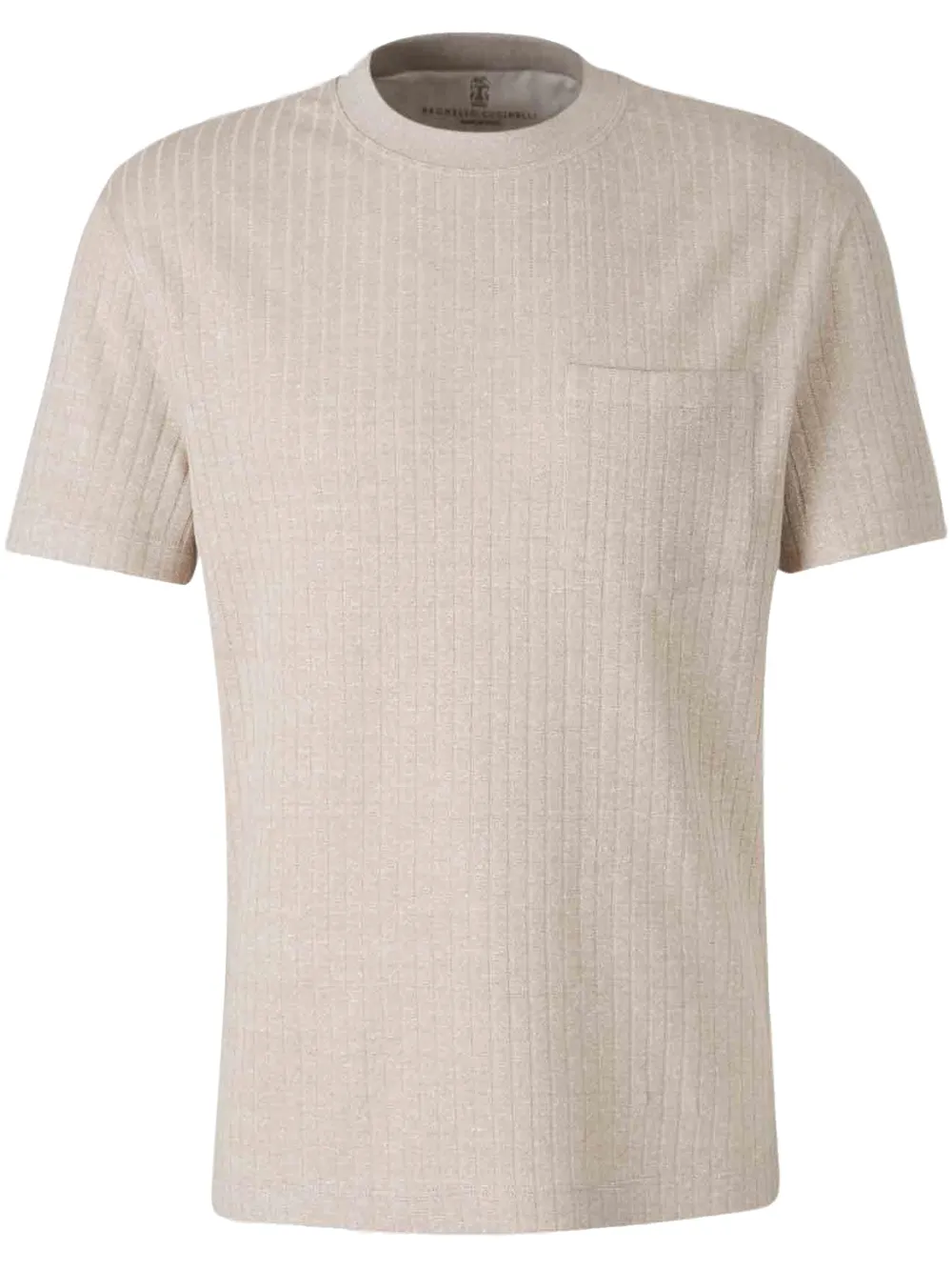 Brunello Cucinelli playera de canalé | neutro | Image 1