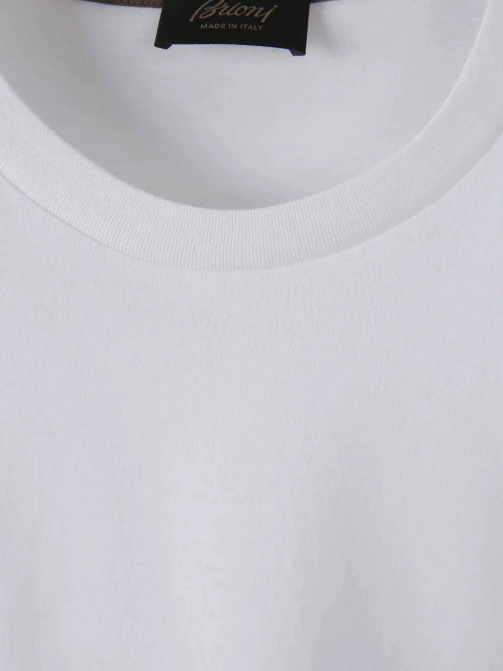 Brioni T-shirt van biologisch katoen Wit