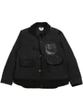 Junya Watanabe MAN Oakley laminated jacket - Black