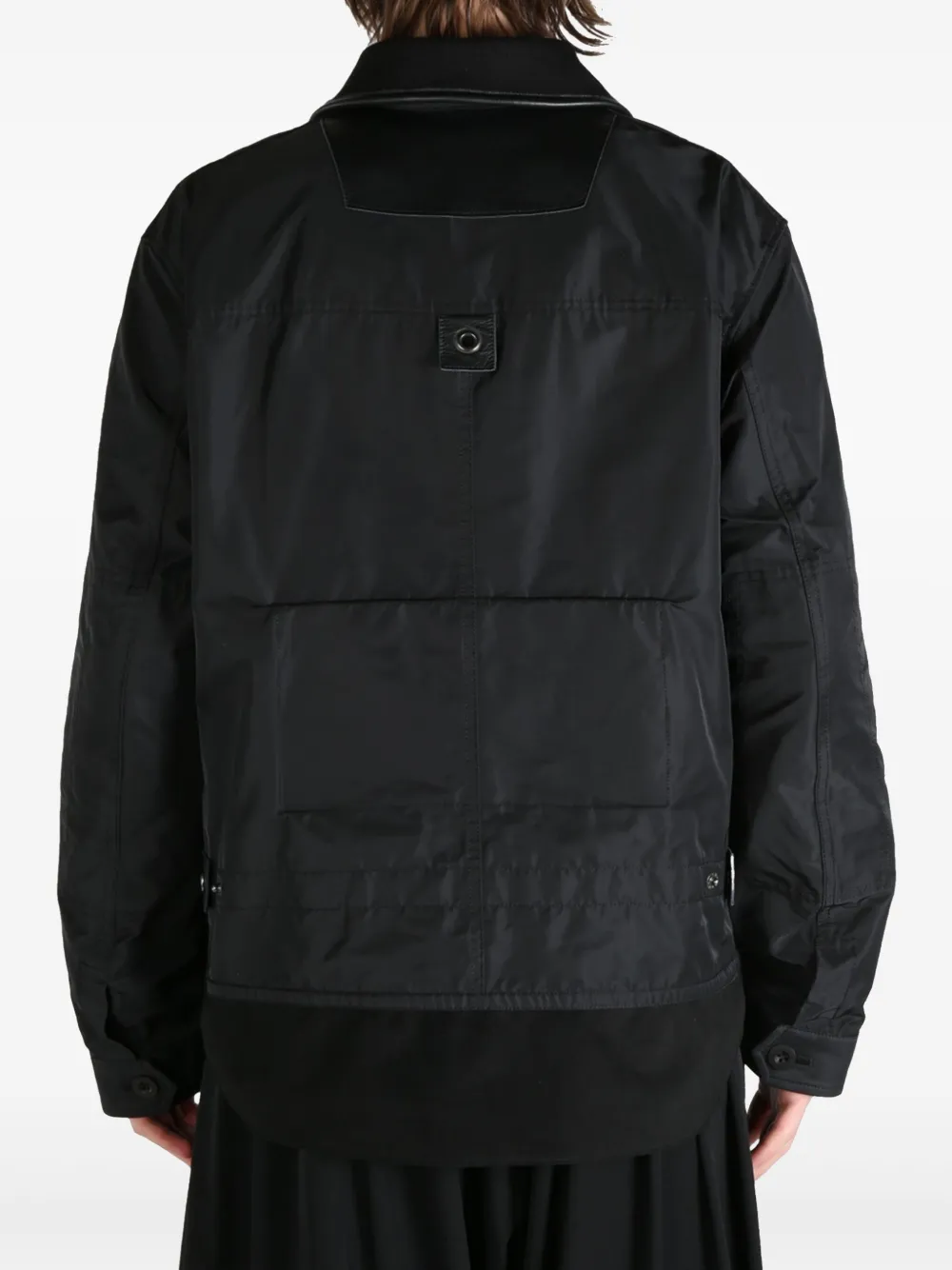 Junya Watanabe MAN Oakley gelamineerd jack Zwart