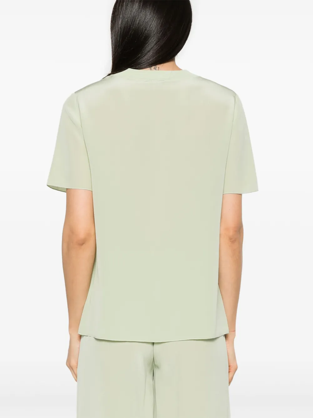 Shop Joseph Rubin Silk T-shirt In Green
