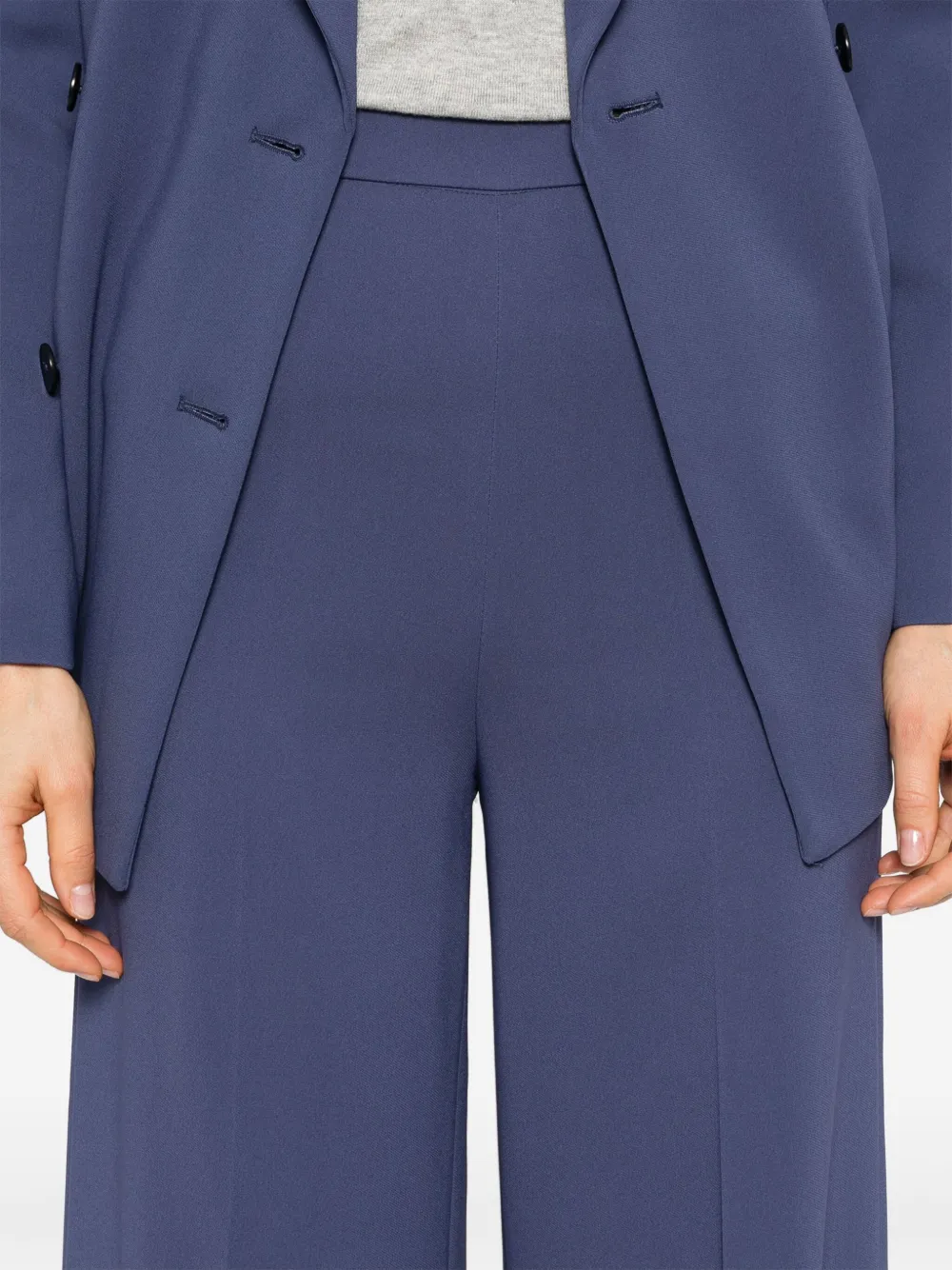 JOSEPH Alane broek met wijde pijpen Blauw