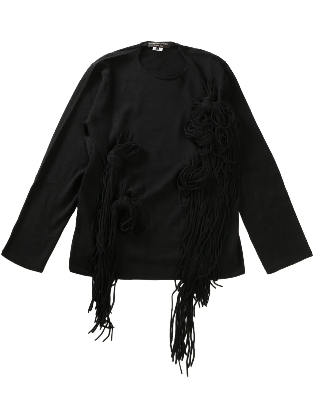 fringe-detailing jumper