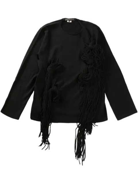 Comme des Garçons Homme Plus fringe-detailing jumper