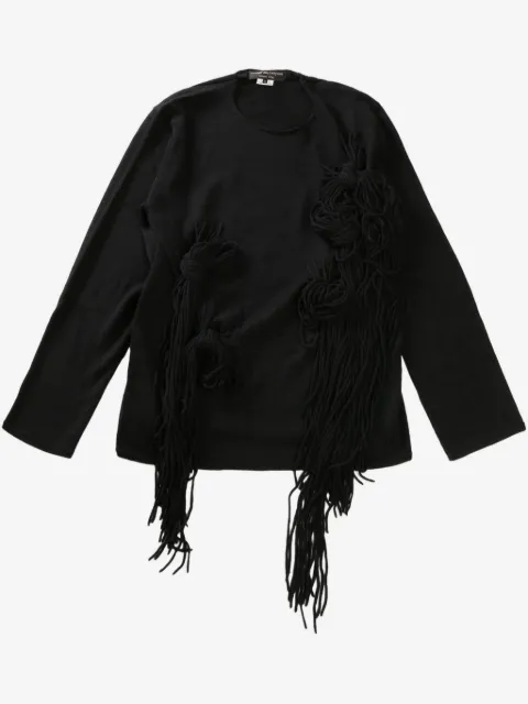 Comme des Garçons Homme Plus fringe-detailing jumper