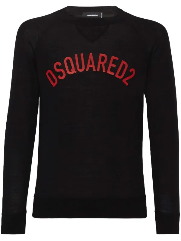 DSQUARED2 ファインニット Tシャツ | ブラック | FARFETCH JP
