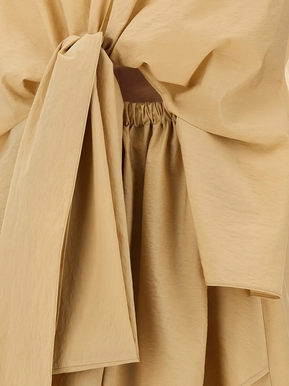 Fabiana Filippi Paper jurk Beige