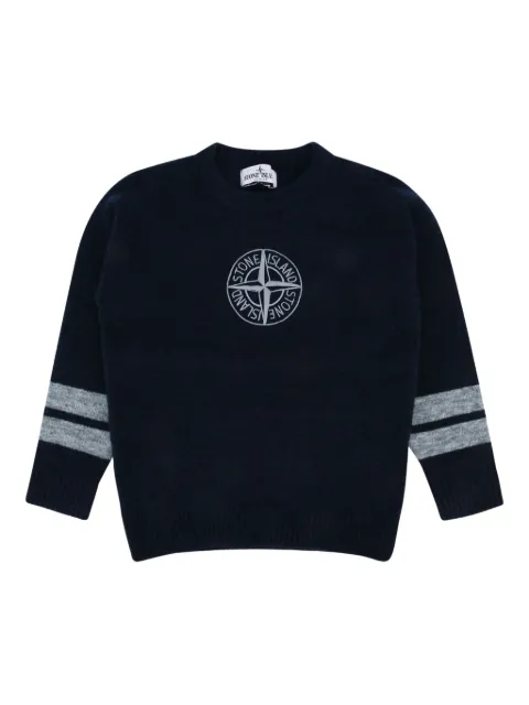 Stone Island Junior Compass-motif sweater
