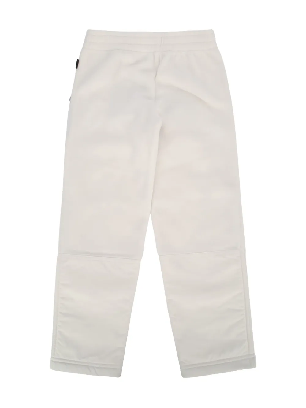 Moncler Enfant logo-embroidered trousers - Beige