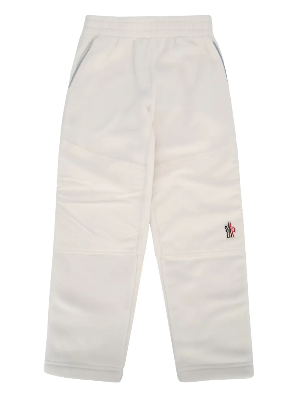 Moncler Enfant logo-embroidered trousers Beige