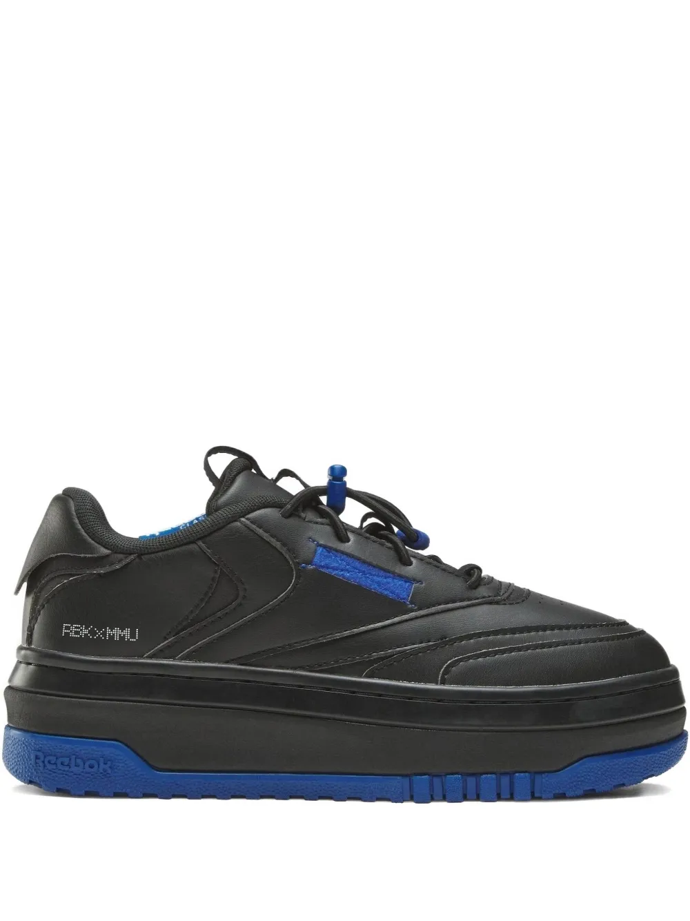 Reebok Club C platform sneakers Black