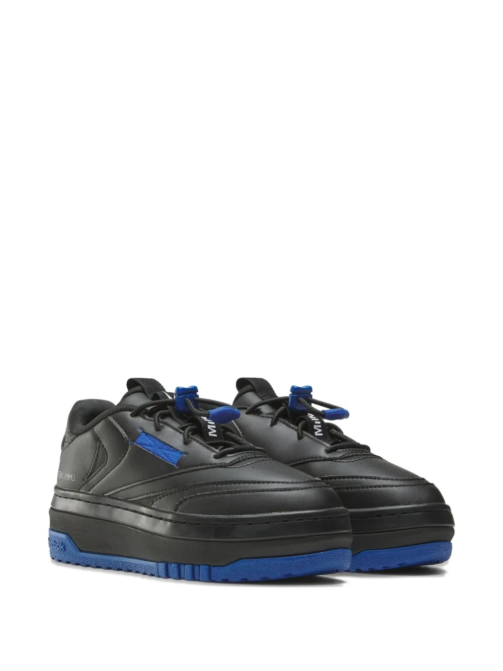 Reebok Club C platform sneakers Black