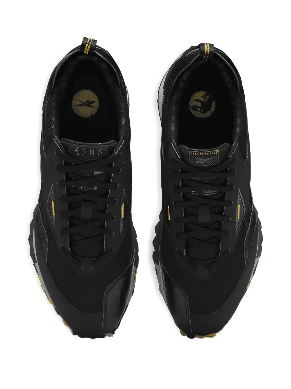 Reebok LX 2200 reptile-textured sneakers Black