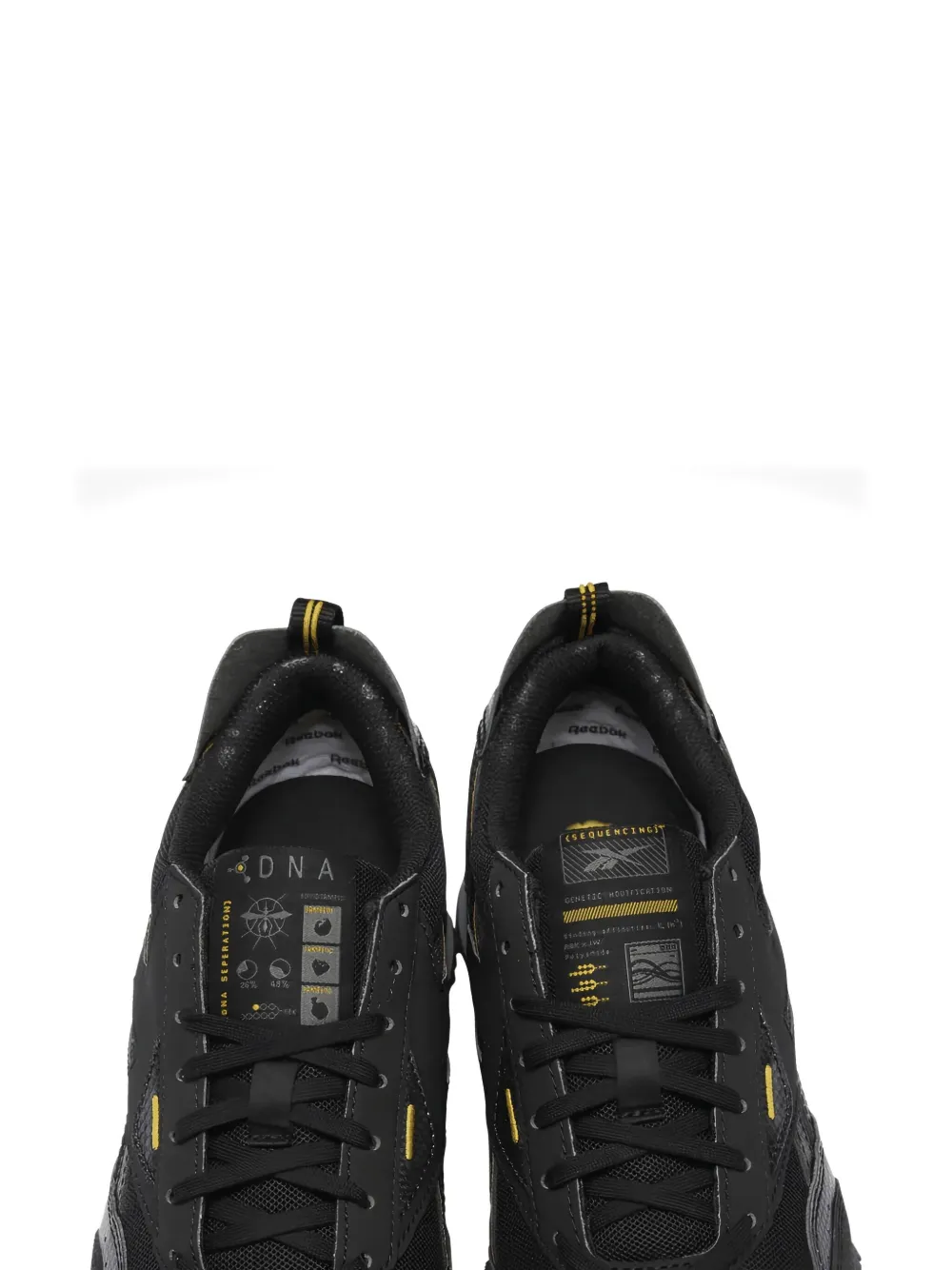 Reebok LX 2200 reptile-textured sneakers Black