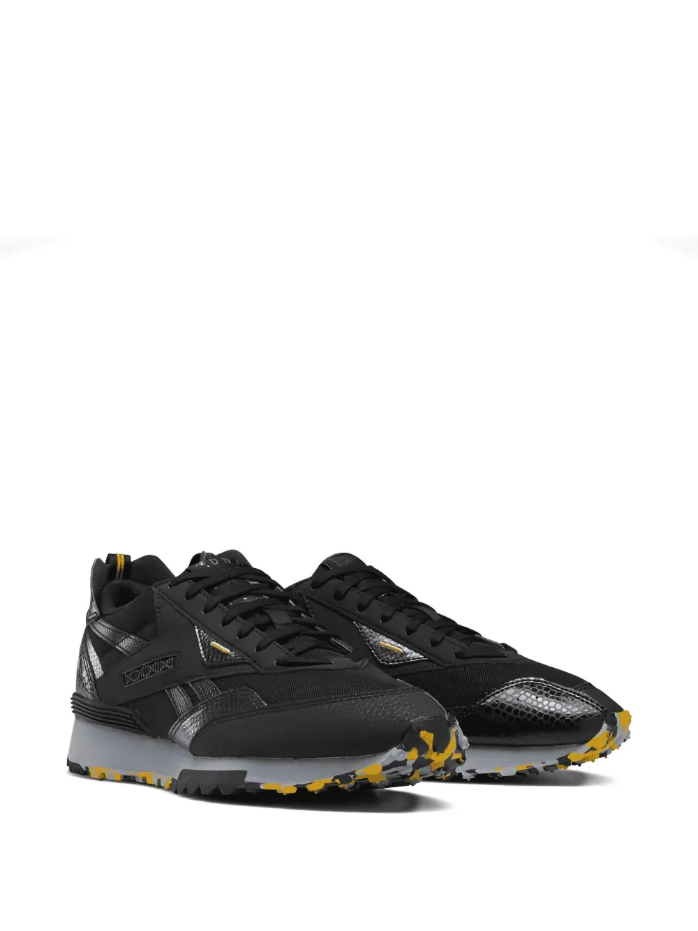 Reebok LX 2200 reptile-textured sneakers Black