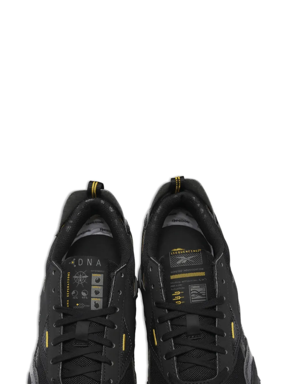 Reebok LX 2200 reptile-textured sneakers Black