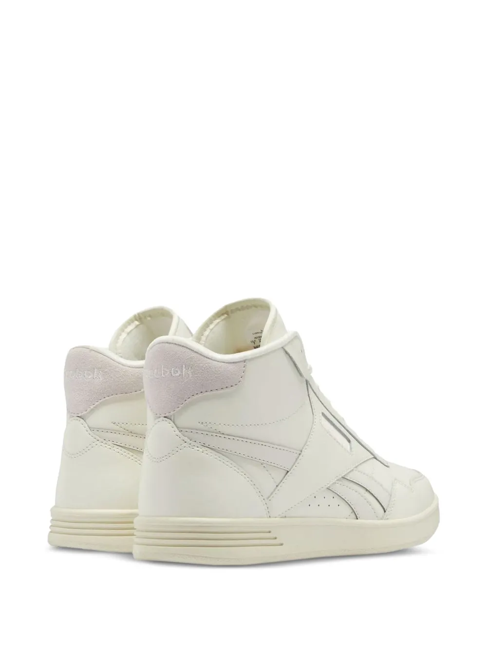 Reebok Club high-top leather trainers White