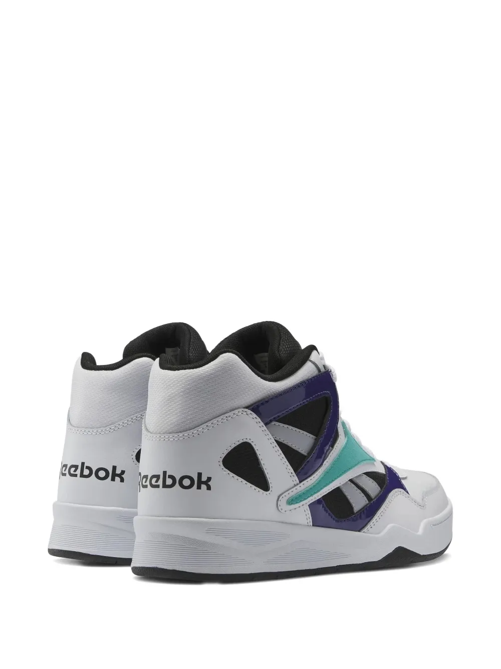Reebok BB4500 High 2 "White Core Black Classic Teal" sneakers
