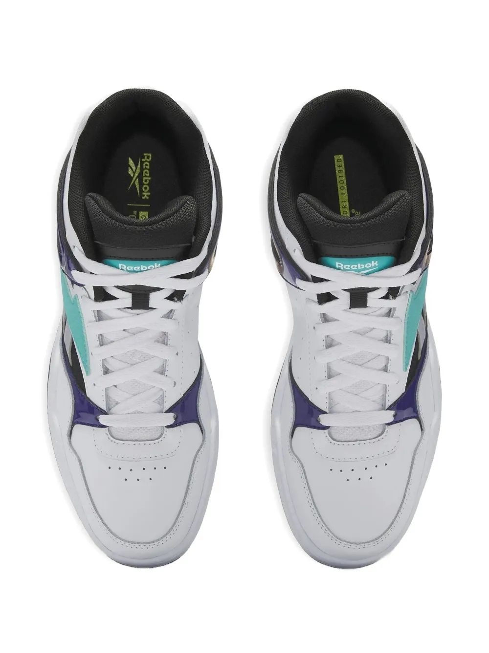 Reebok BB4500 High 2 "White Core Black Classic Teal" sneakers