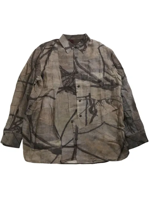 Ziggy Chen printed shirt - Vert - Ziggy Chen - Modalova