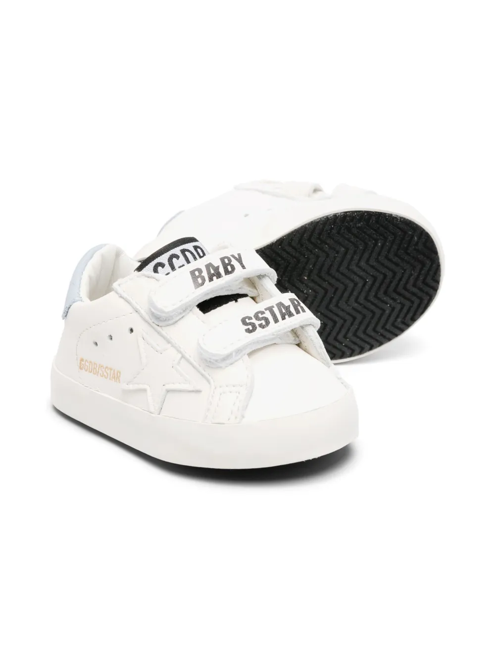 Golden Goose Kids Baby School sneakers set White