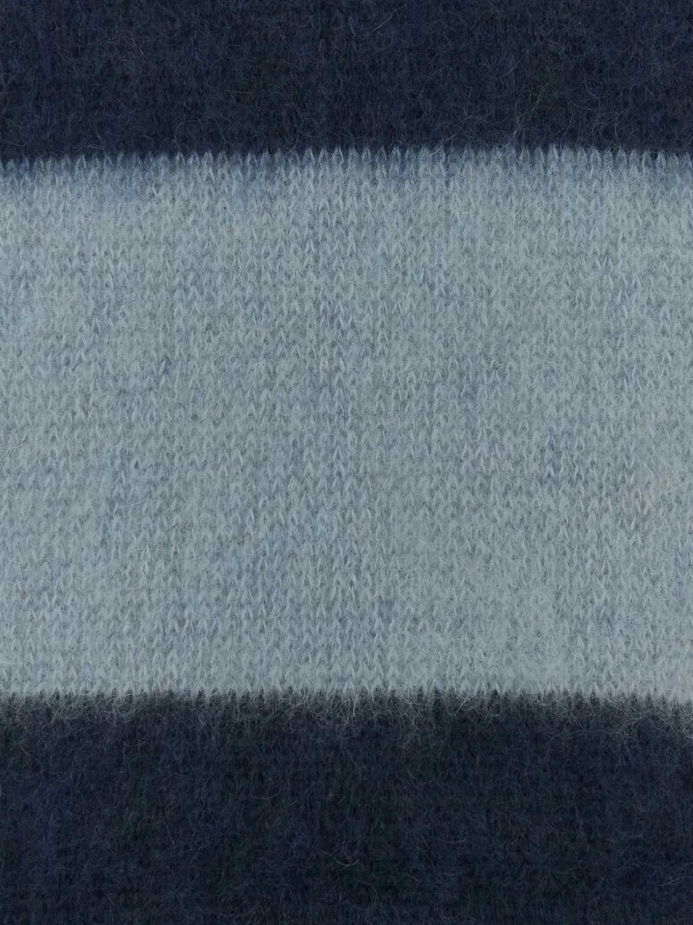 Miu Sjaal met geborduurd logo Blauw