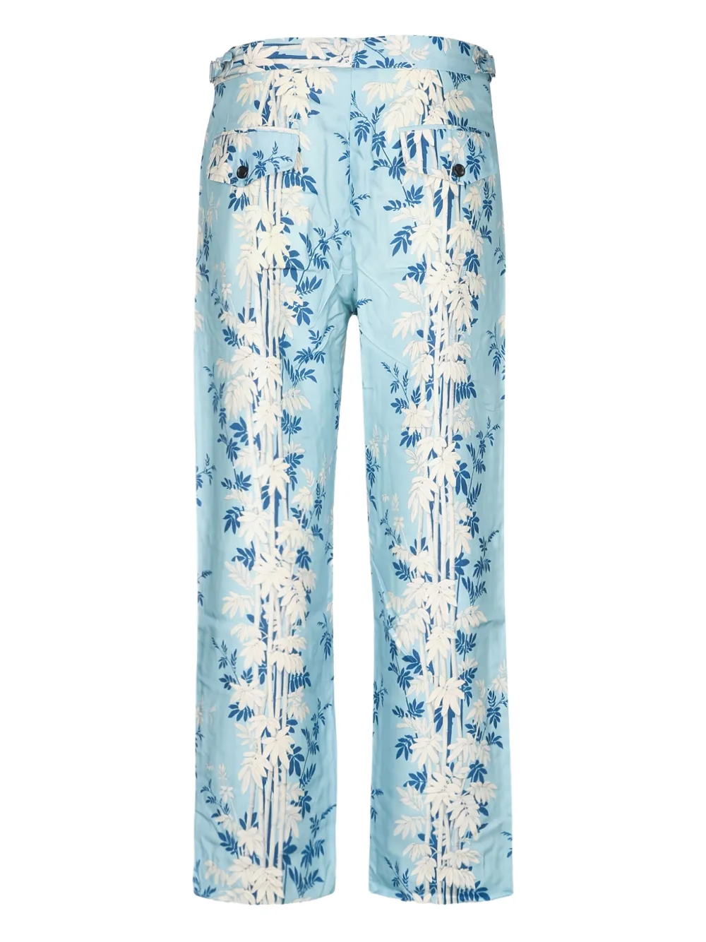 BODE leaf-print trousers - Blauw