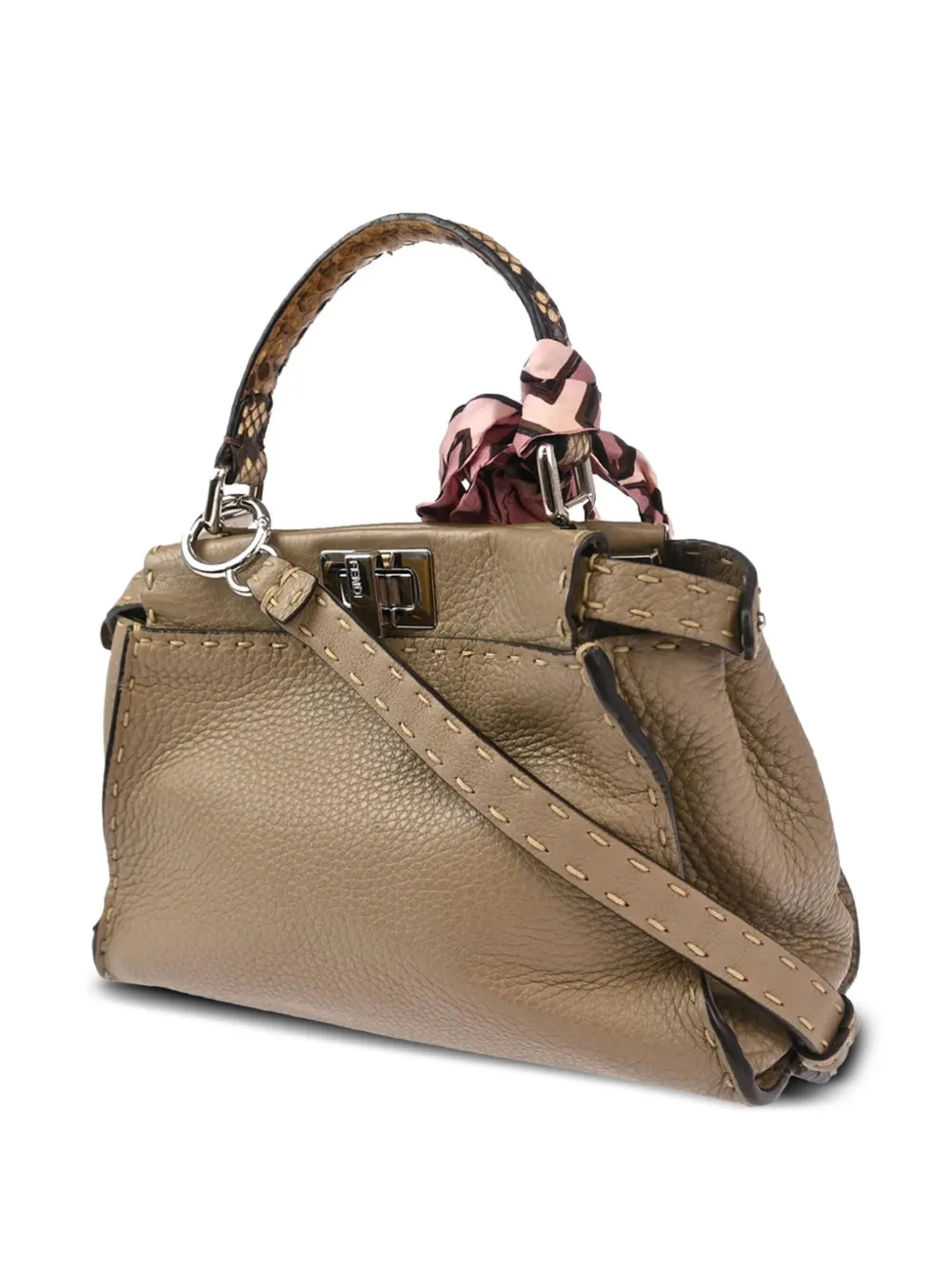 Fendi Pre-Owned 2010s Peekaboo mini-handtas - Grijs