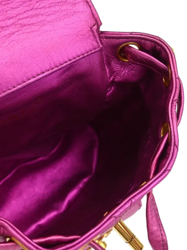 CHANEL Pre-Owned 1992 Small Duma Backpack | Pink | FARFETCH display picture 1