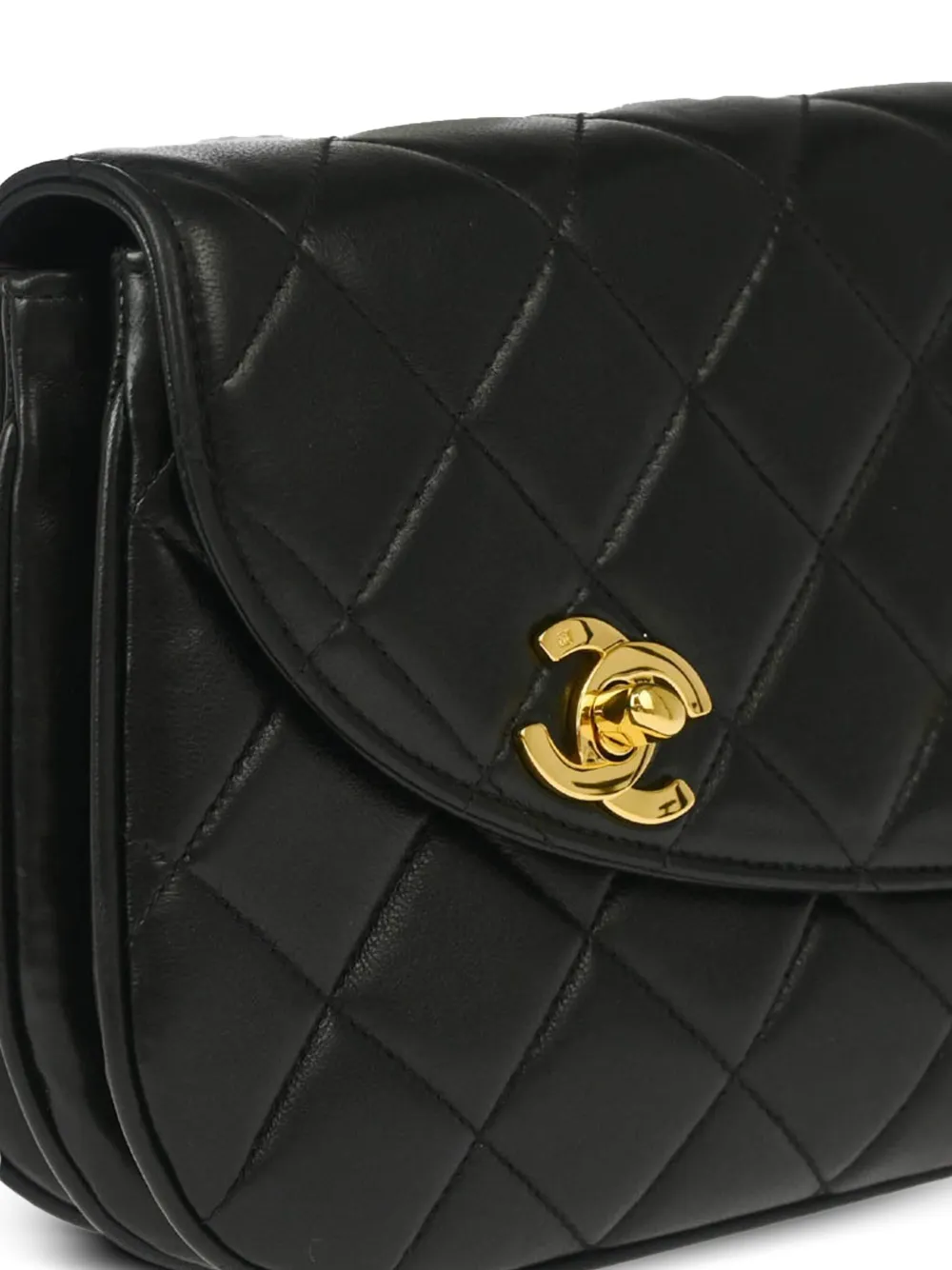 Pre-owned Chanel 2016 Quilted Clutch Bag In 黑色