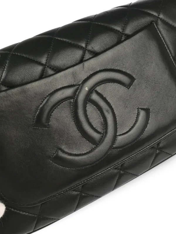 CHANEL Pre-Owned 2016 キルティング クラッチバッグ | ブラック