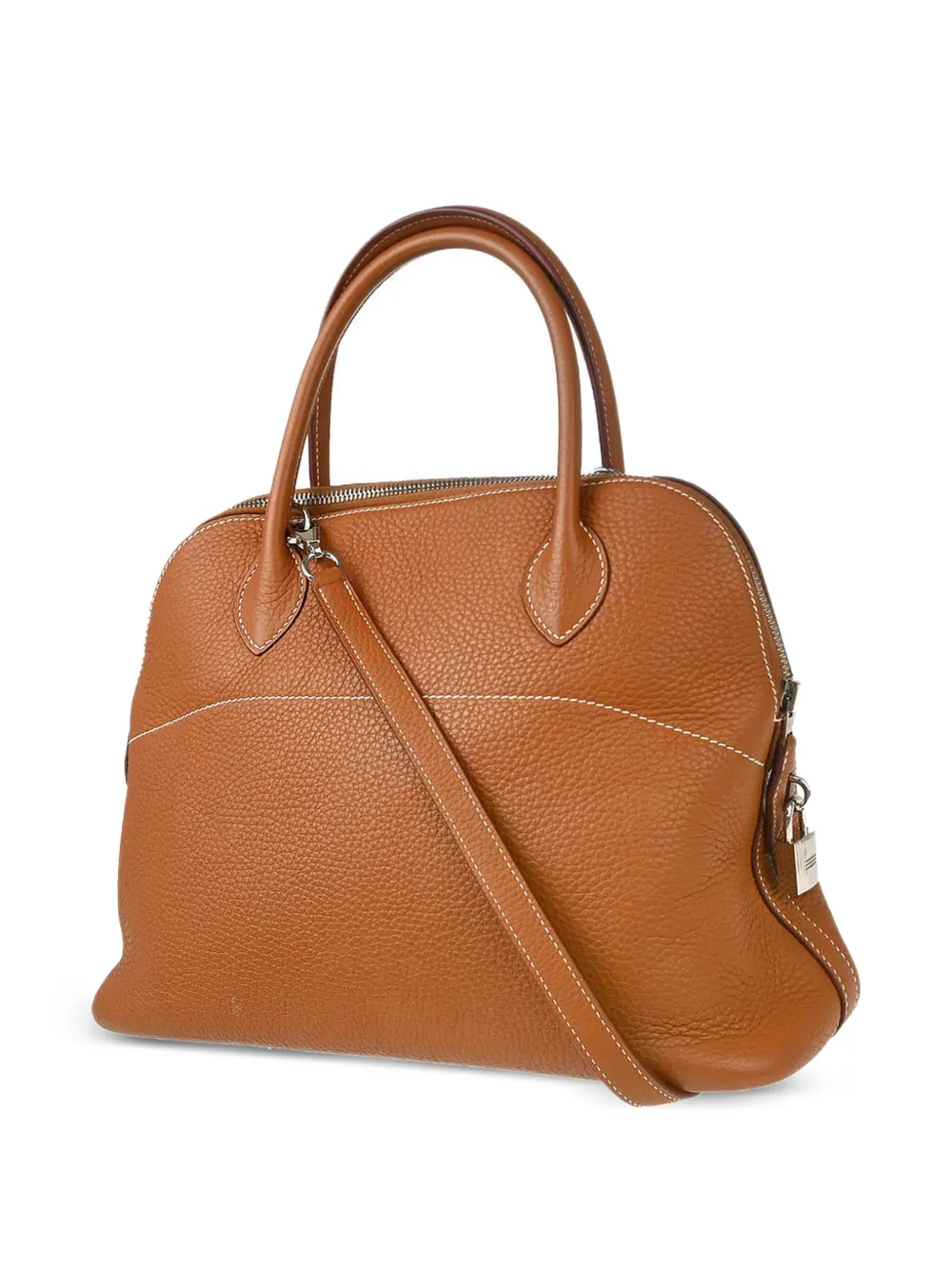Pre-owned Hermes 2015 Bolide 31 Handbag In Brown