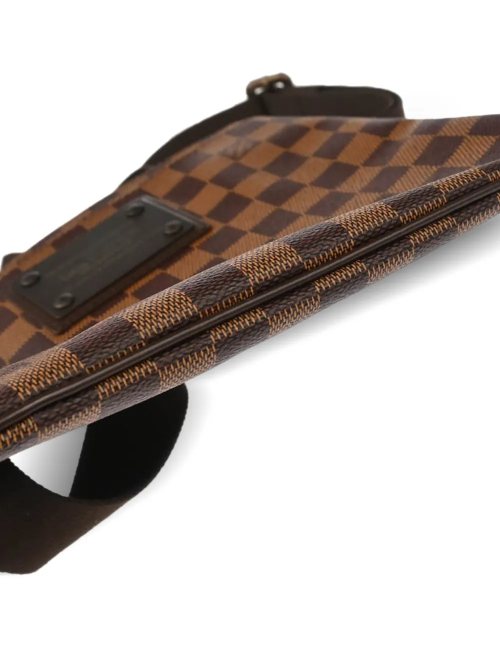 Pre-owned Louis Vuitton 2011 Brooklyn Pochette Shoulder Bag In Brown