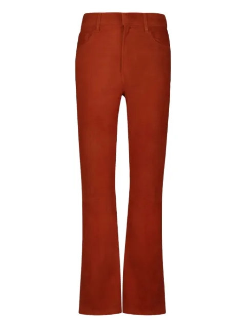 PAULA pantalones de gamuza acampanados