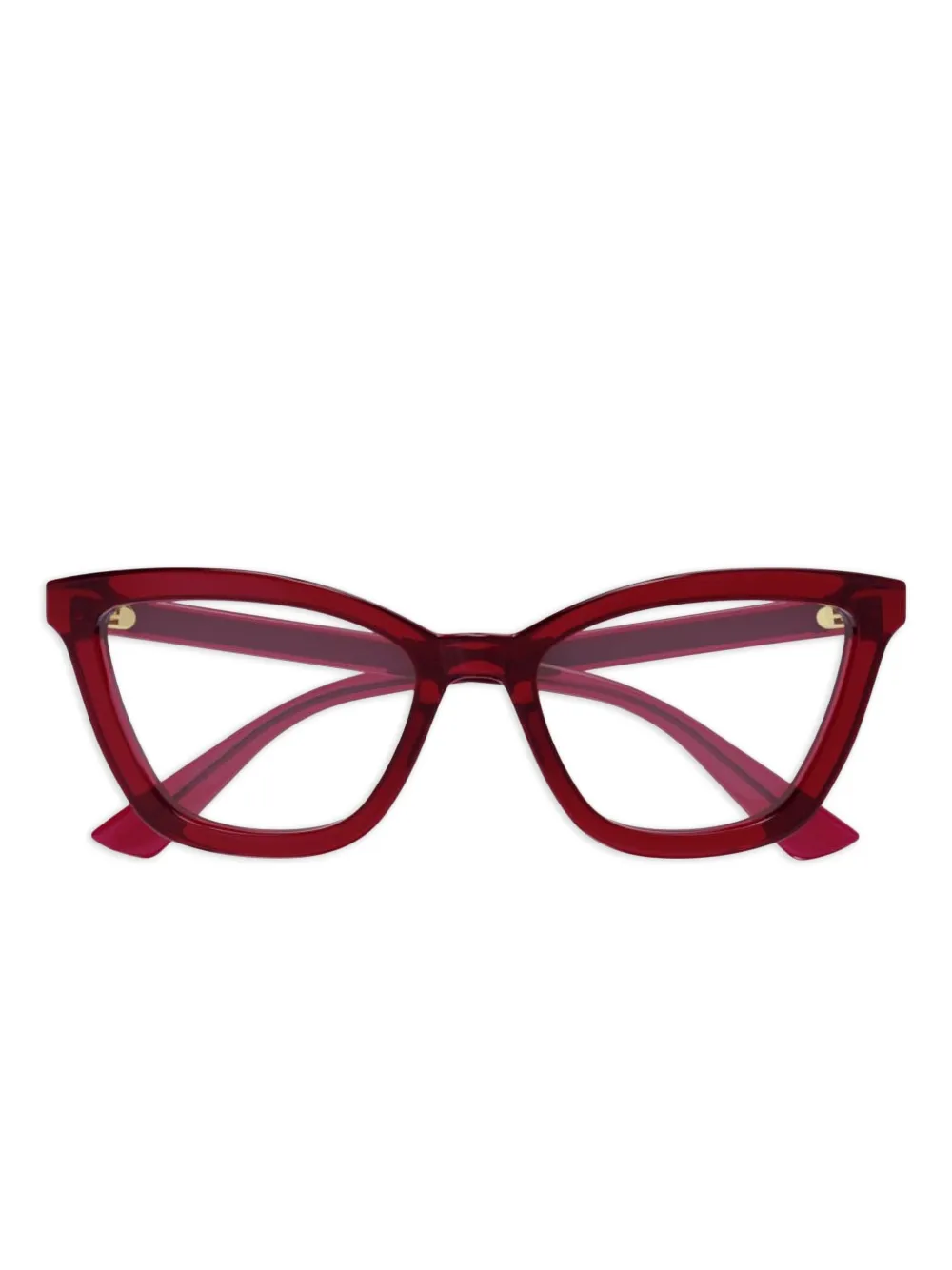Gucci Eyewear lunettes de vue à logo GG | rouge | Image 1