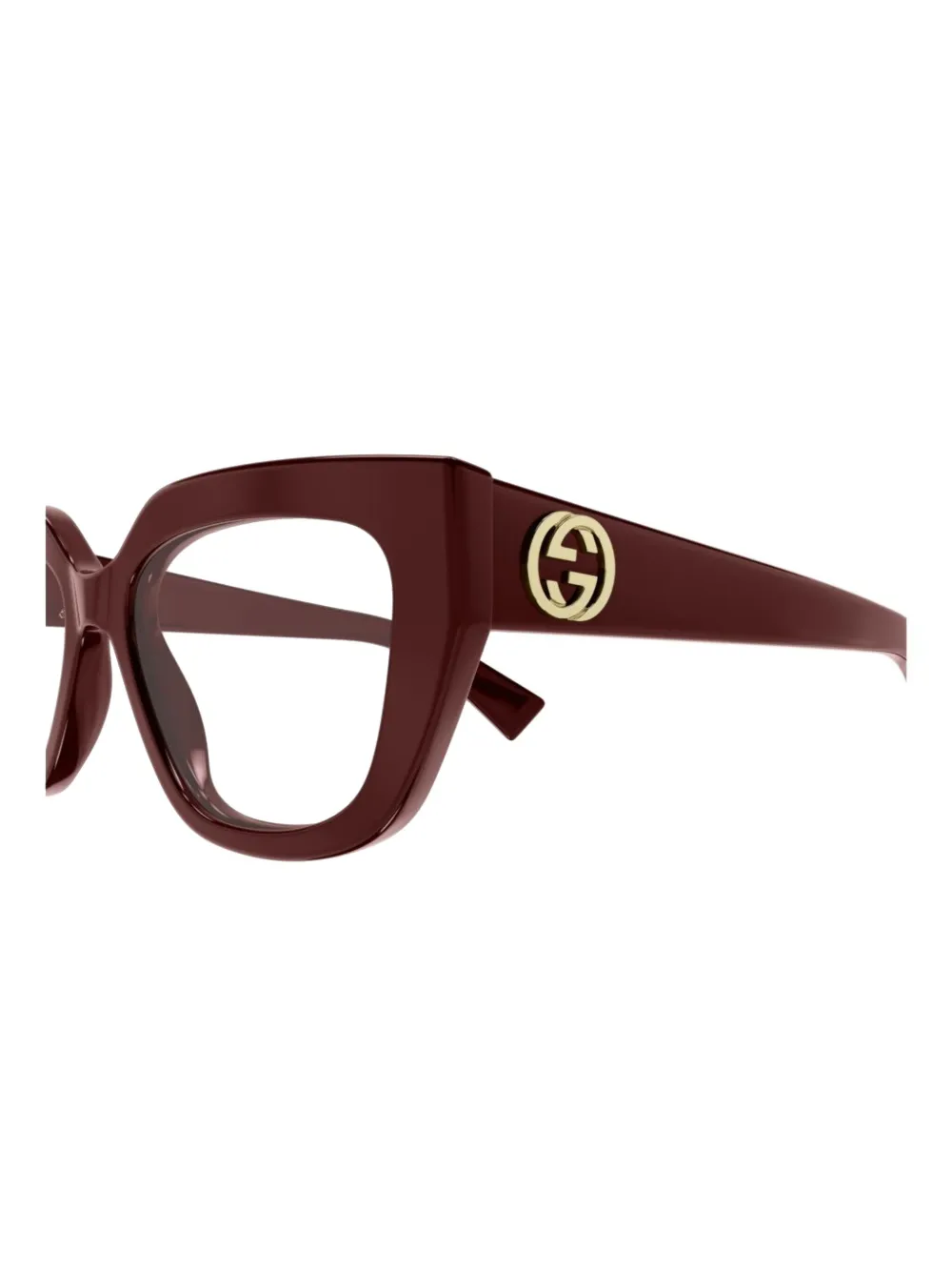 Gucci Interlocking G Glasses In Red