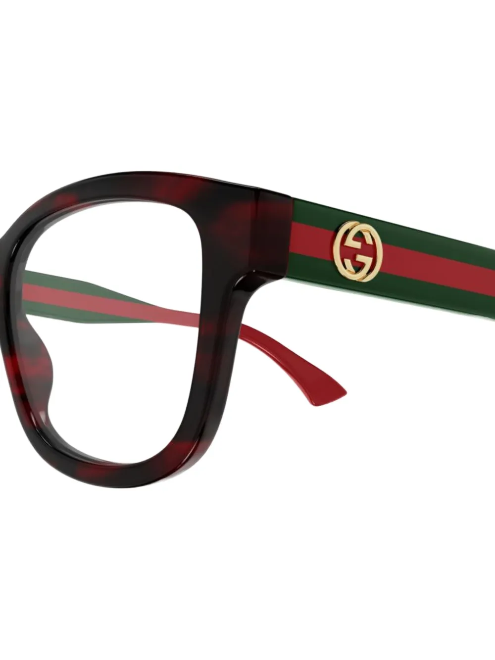 Gucci Interlocking G Glasses In 褐色