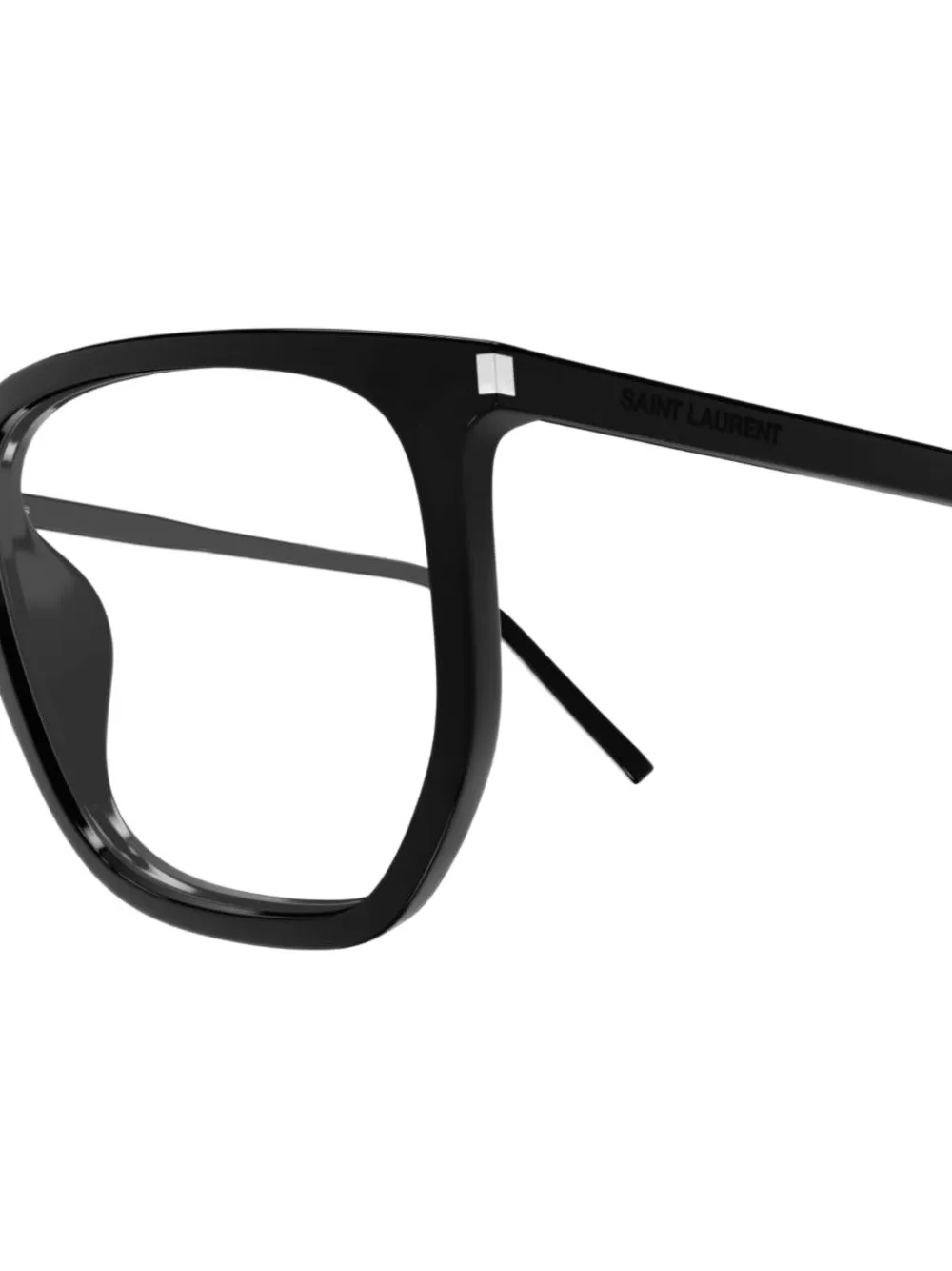 Saint Laurent Eyewear Bril met vierkant montuur Zwart