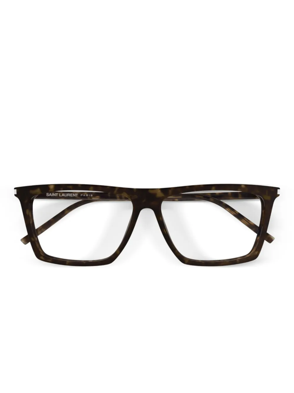 Saint Laurent Eyewear square-frame glasses | Brown | Image 1