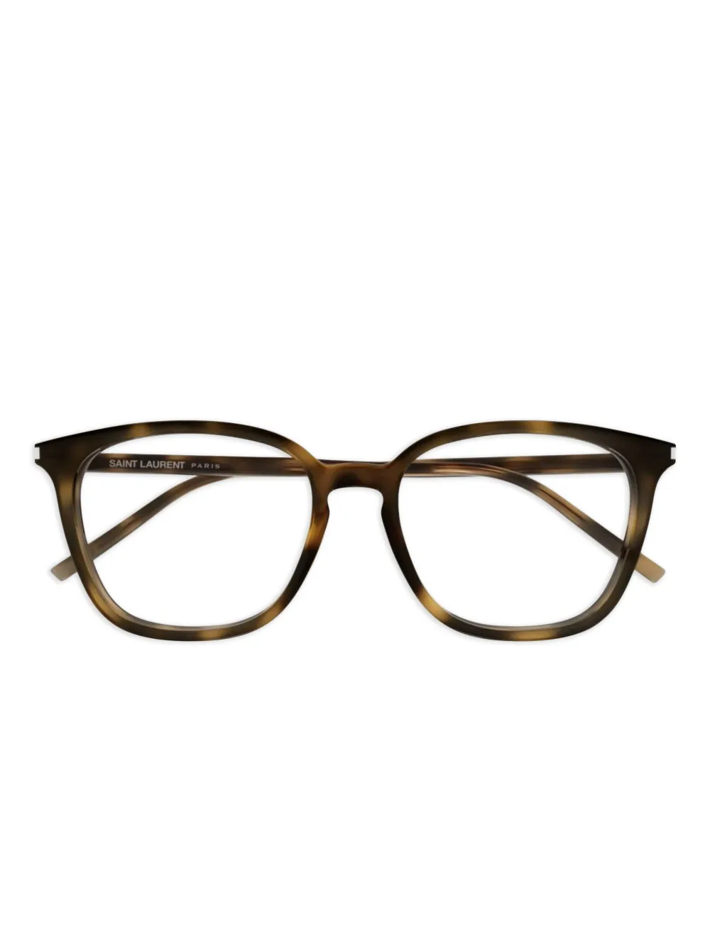 Saint Laurent Eyewear tortoiseshell-effect glasses | Brown | Image 1