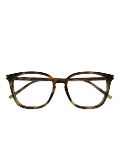 Saint Laurent Eyewear lentes con armazón estilo carey