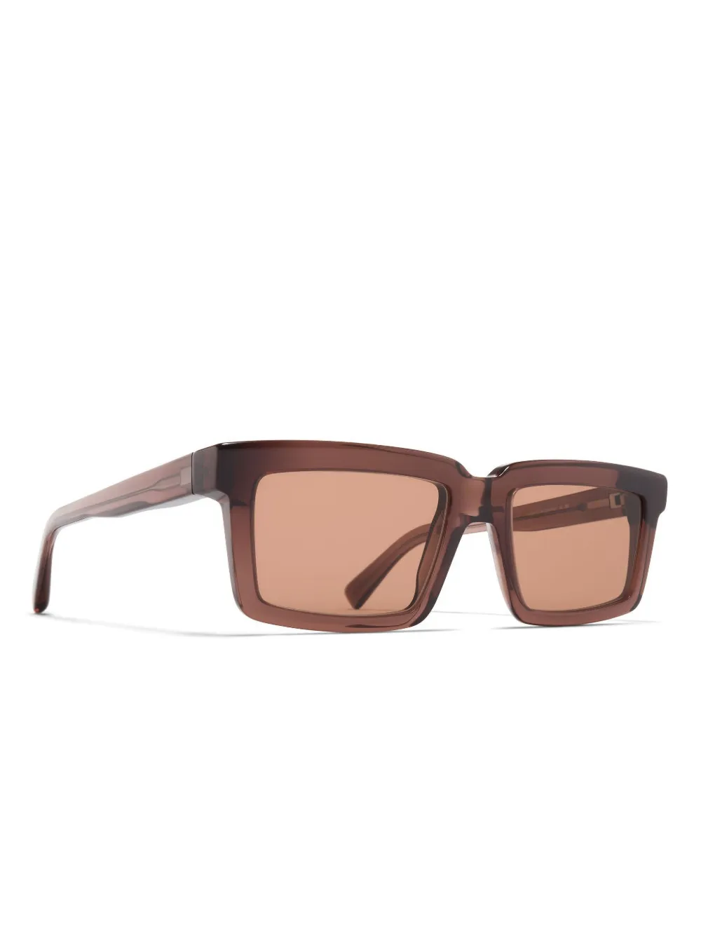 Mykita rectangle-frame sunglasses - Bruin