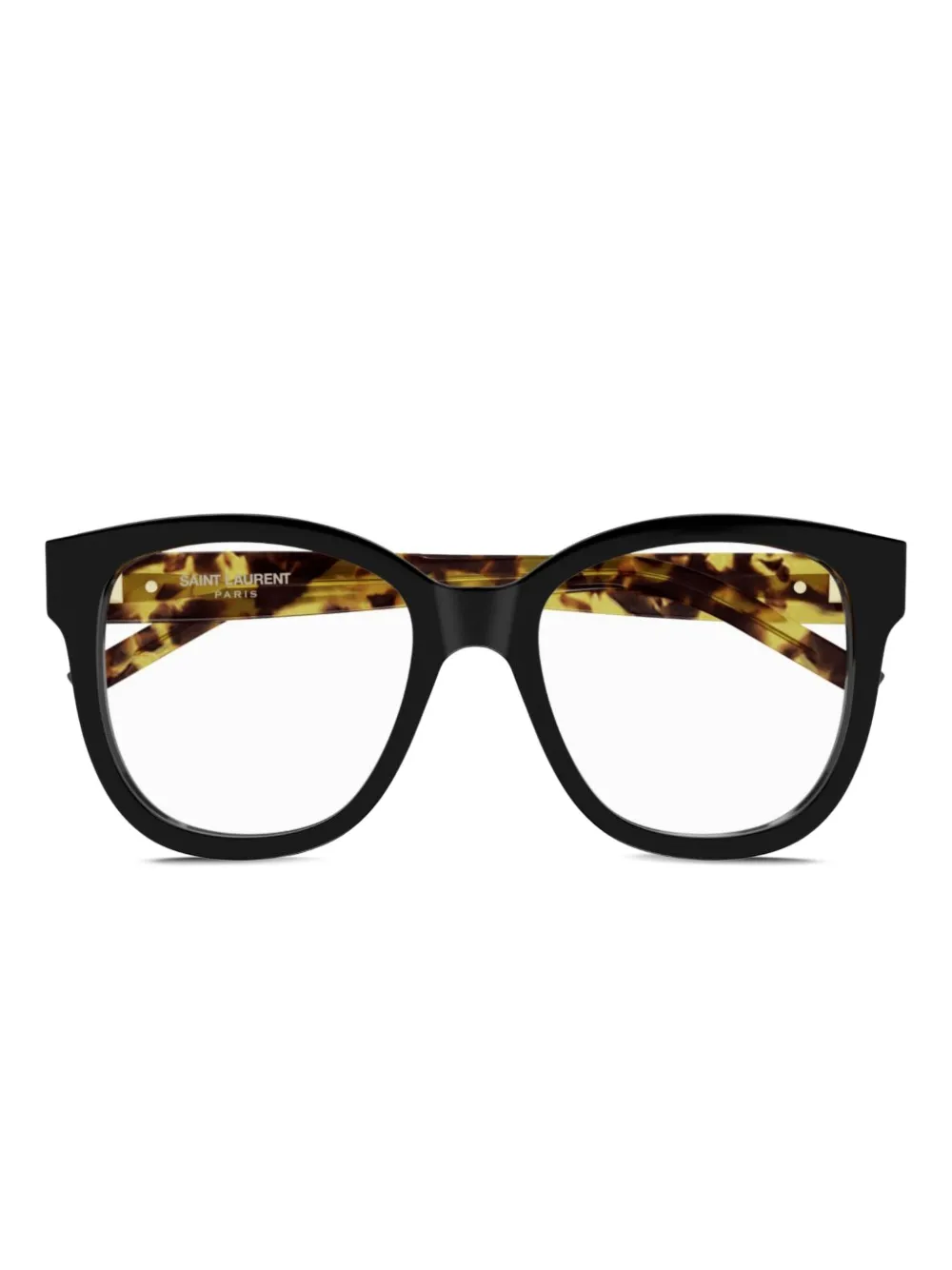 Saint Laurent Eyewear square-frame glasses | Black | Image 1