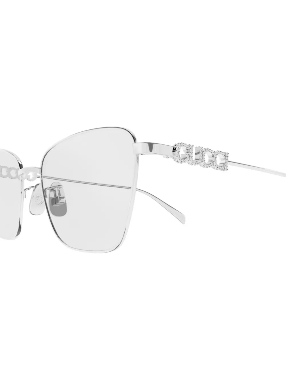 Gucci Eyewear GG1807O bril Zilver