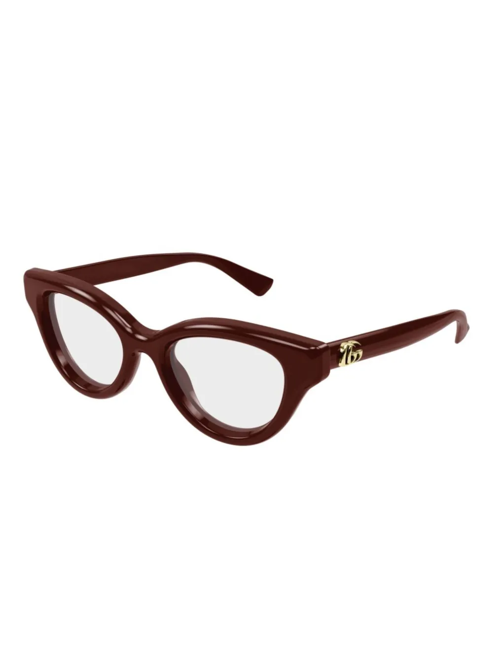 Gucci Eyewear Bril met GG-plakkaat - Rood